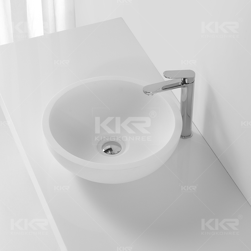 Kleine runde Waschbecken KKR-1306 von China Hersteller - Solid Surface