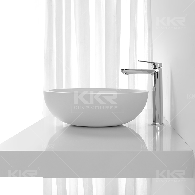 Kleine runde Waschbecken KKR-1306 von China Hersteller - Solid Surface